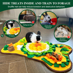 Yuoaes foraging mat with non-slip base for secure play