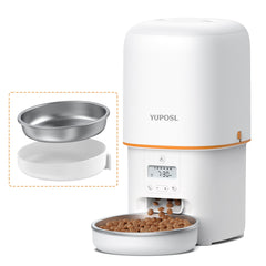Yuposl Automatic Feeder front view for convenient, scheduled pet meals