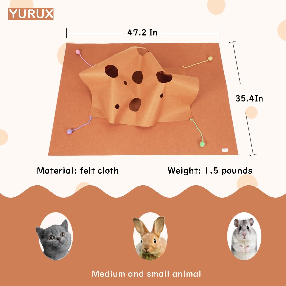YURUX Cat Play Mat interactive design sparks curiosity and engagement.
