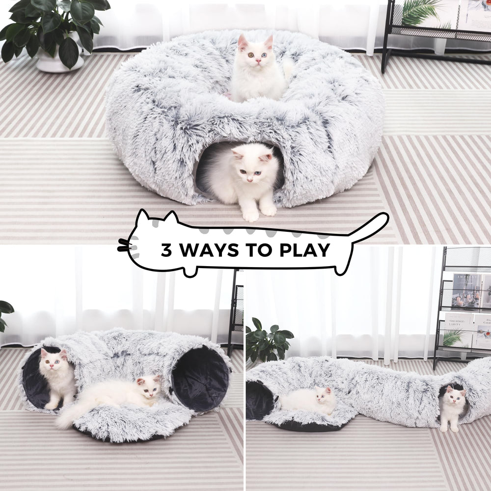 YUYAFN cat tunnel circle design enables versatile play