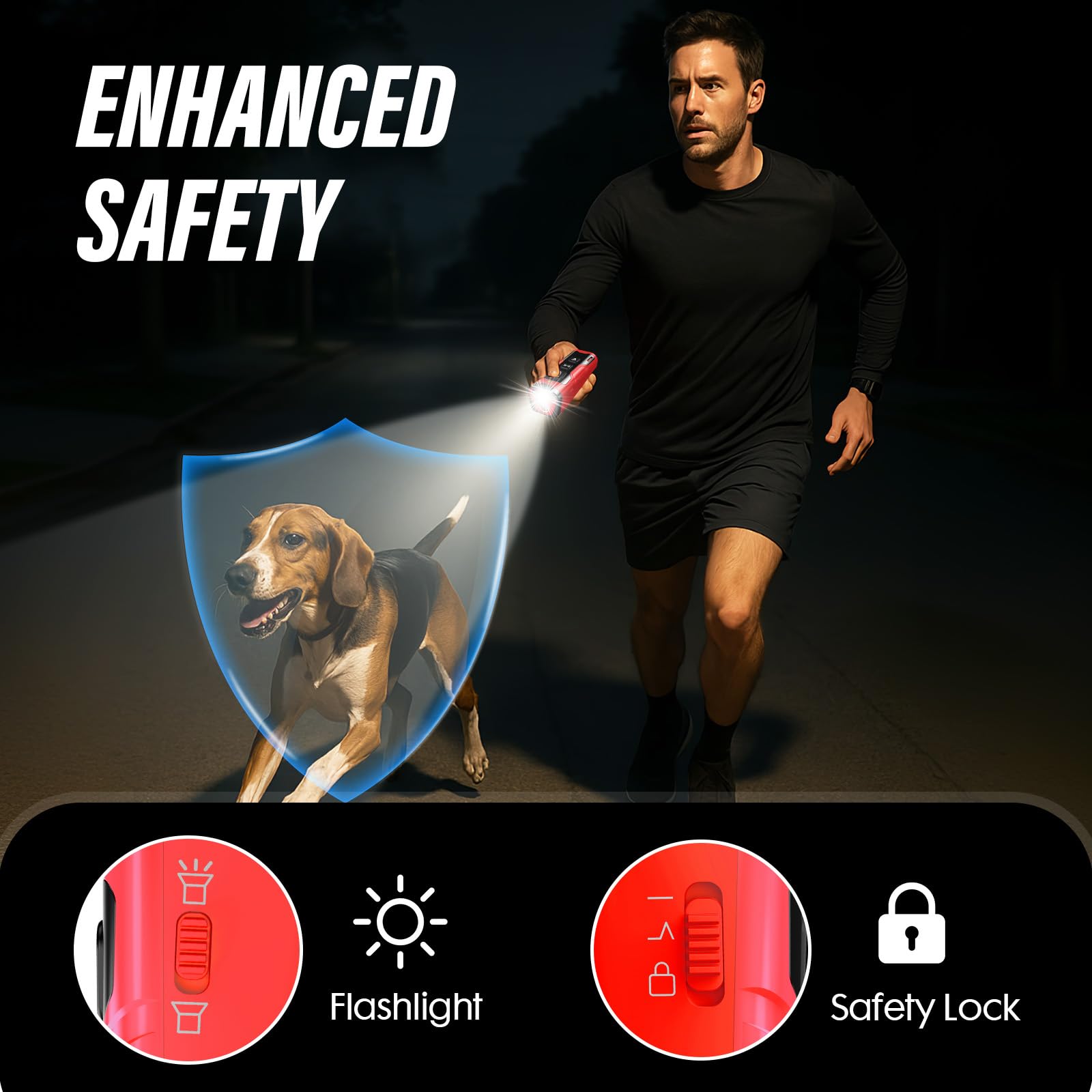 YUYQA bark deterrent showcases long-lasting battery life for uninterrupted sessions