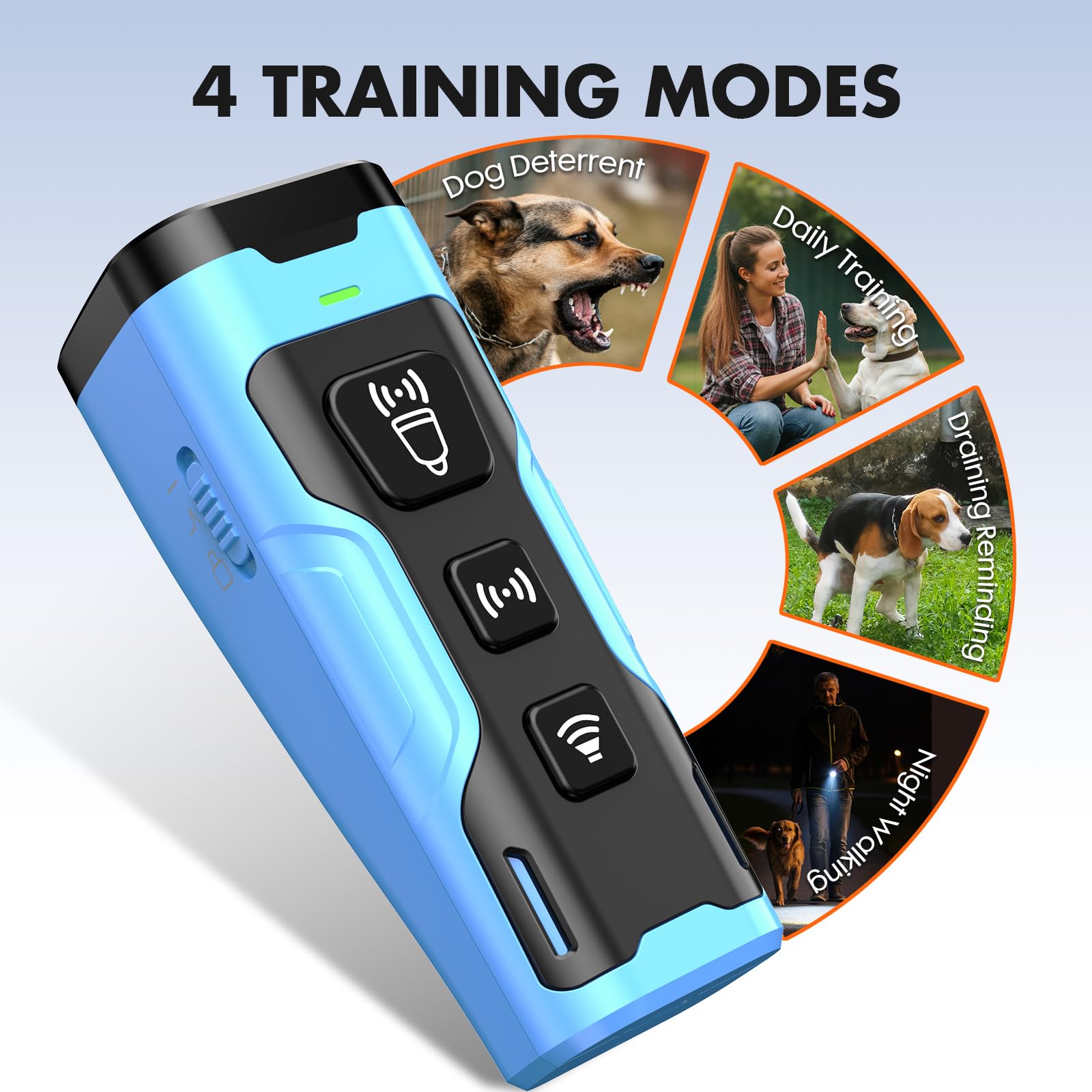YUYQA Dog Bark Deterrent Device 23 ft range for outdoor use
