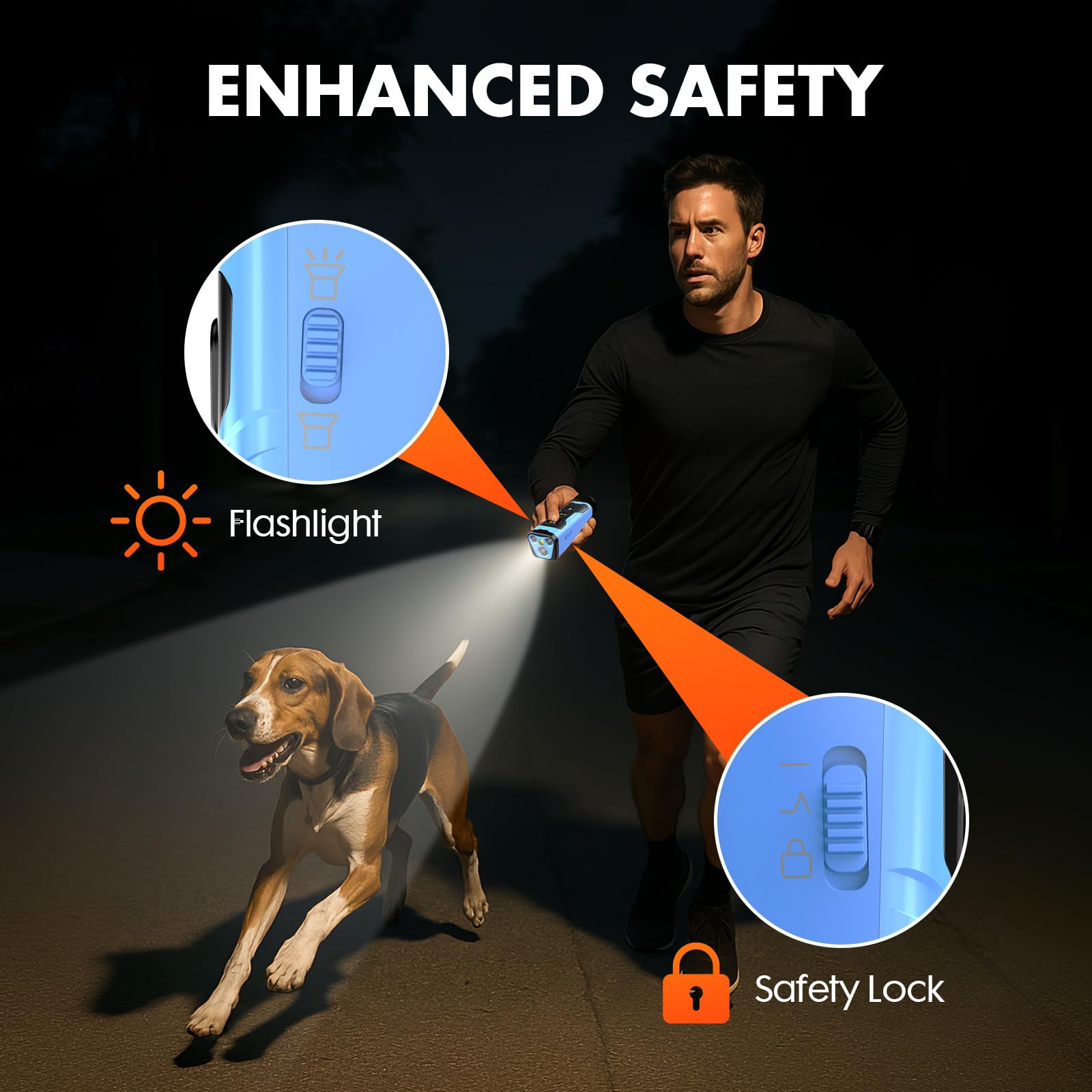 YUYQA Dog Bark Deterrent Device long battery life supports ongoing training
