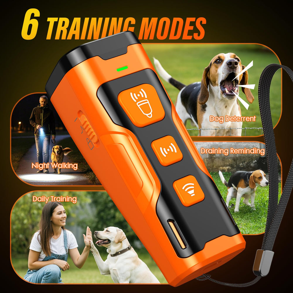 YUYQA bark deterrent with USB Type-C charging for quick starts.