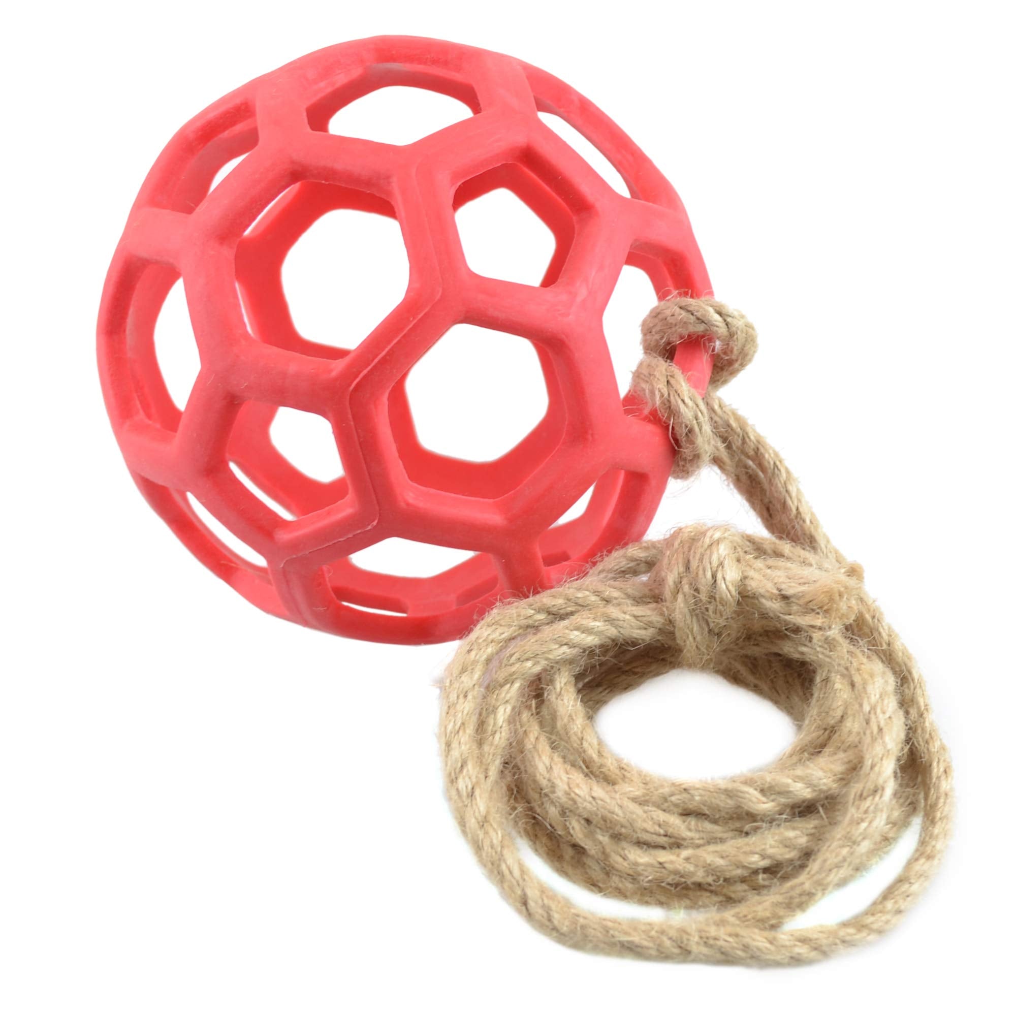 YUYUSO goat feeder ball headbutt play promotes activity and stress reduction in busy pens.