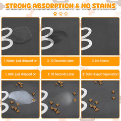 Yuzshin large dog-cat mat highlights anti-leakage waterproof base protecting floors.