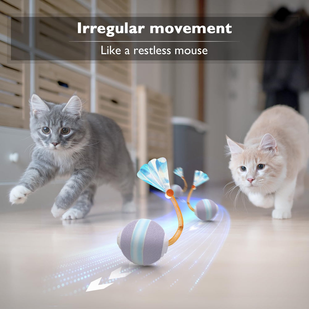 YVE LIFE Cat Ball paw-friendly texture supports gentle tactile exploration during play