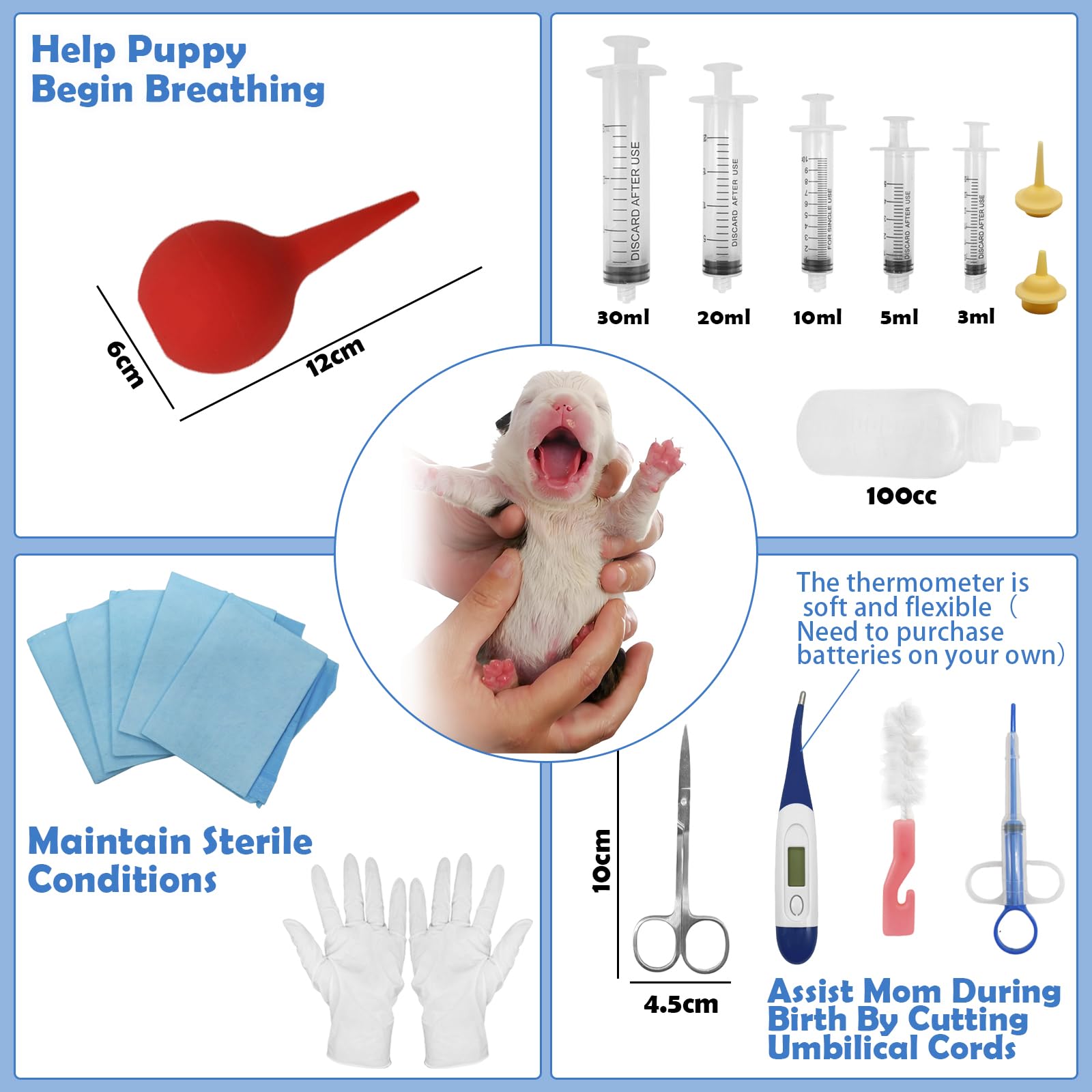 Ywingda Umbilical Cord Clips shown for safe cord management during birth.
