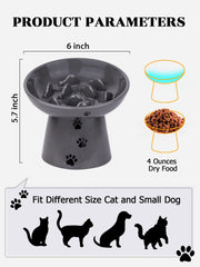 Y YHY raised fishbone design bowl gray promotes engaging meals.