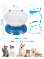 Y YHY stable ceramic bowl with non-slip base stays put during meals.