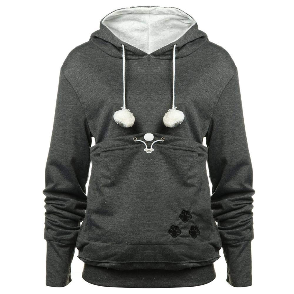 YYW hoodie pocket closed detail for washing