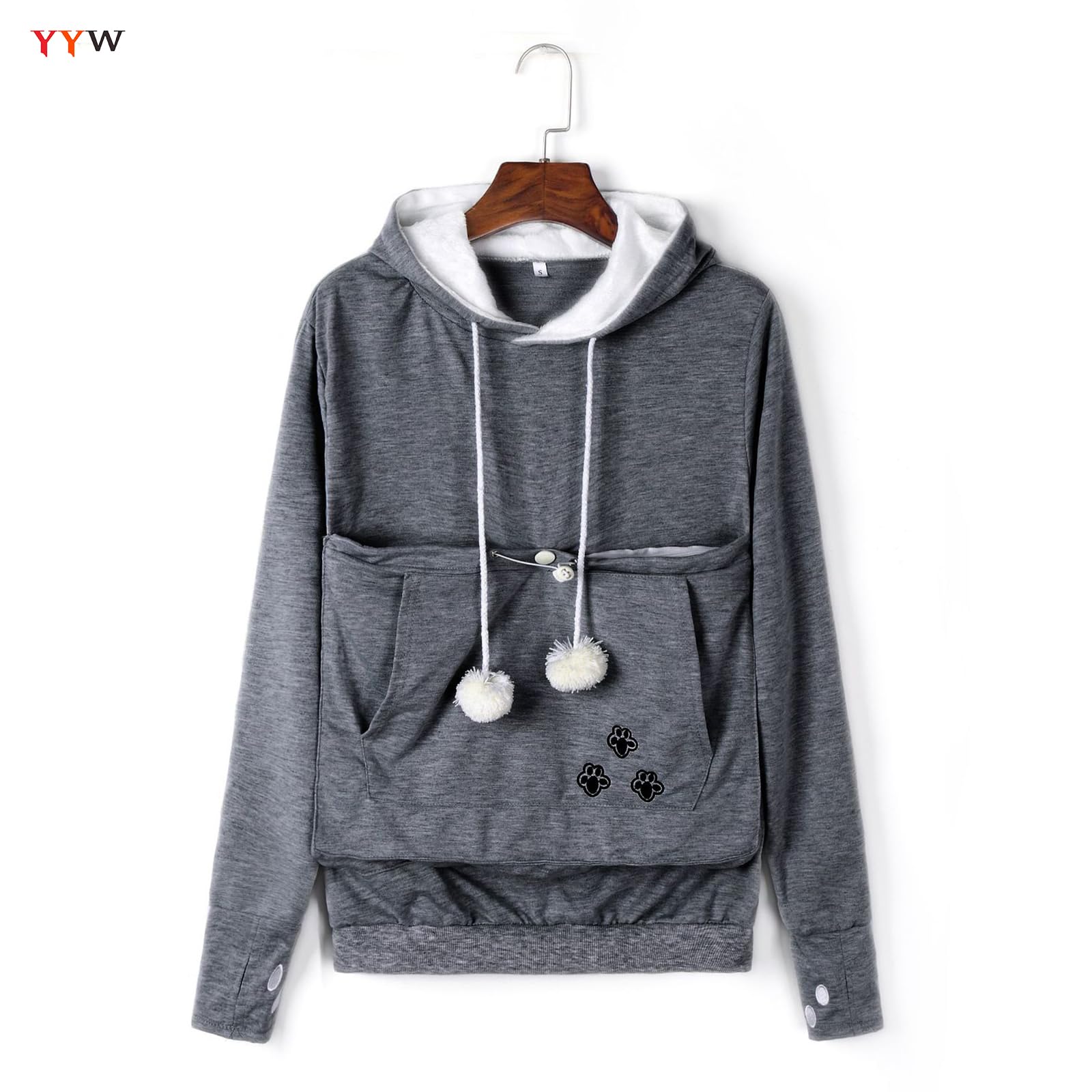 YYW size chart reference for a comfortable loose fit