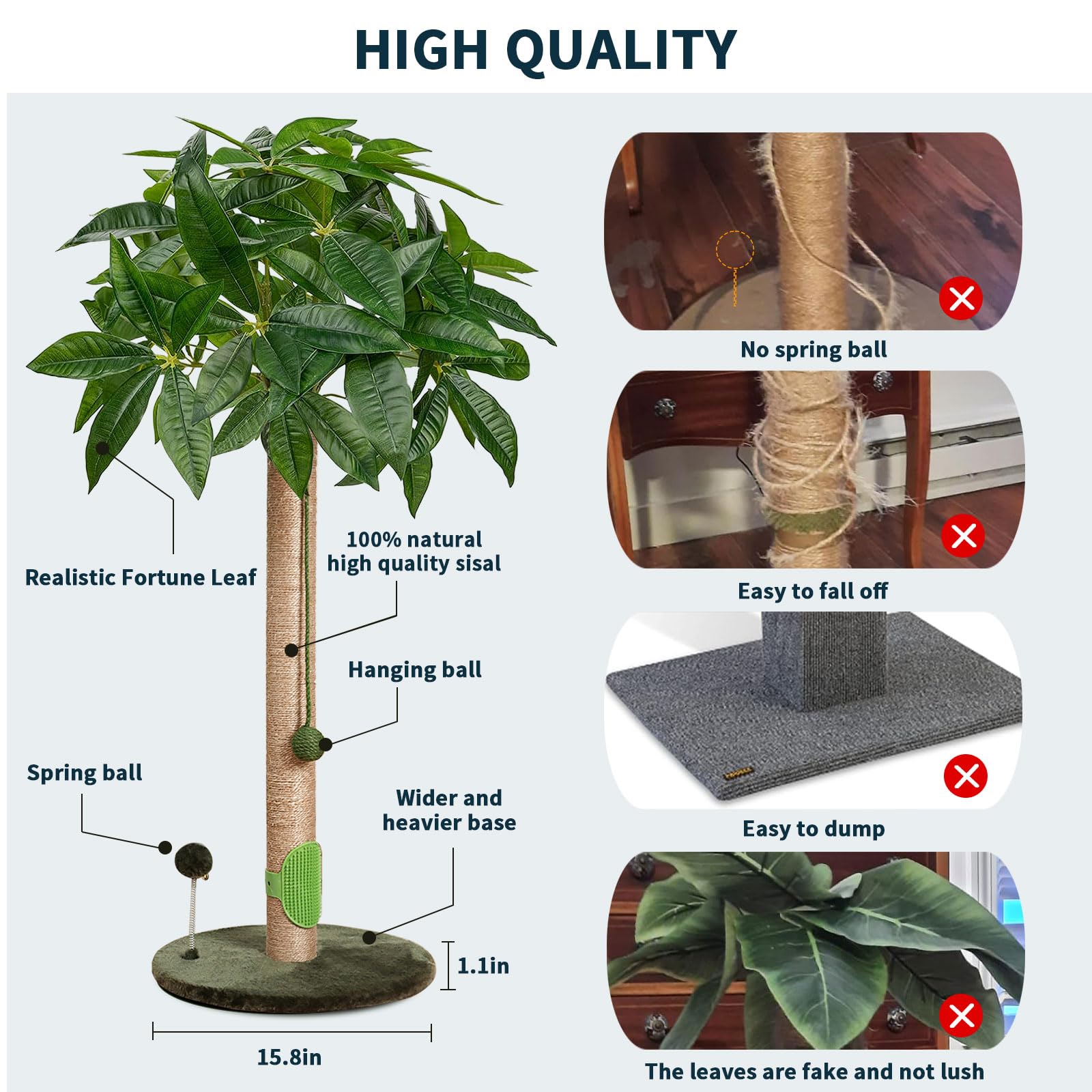 YYXISM money tree leaves add decorative flair during cat play