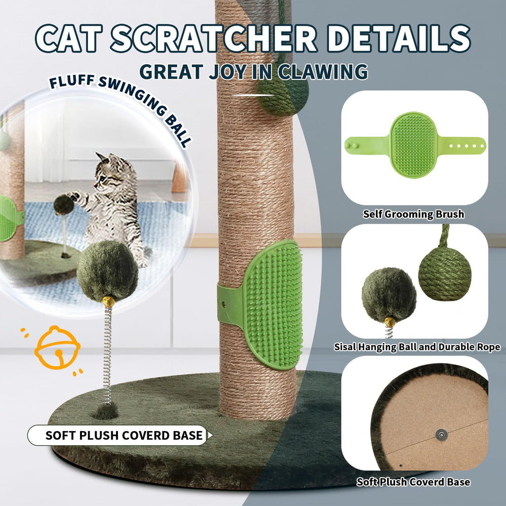 YYXISM self groomer feature promotes grooming without furniture scratches