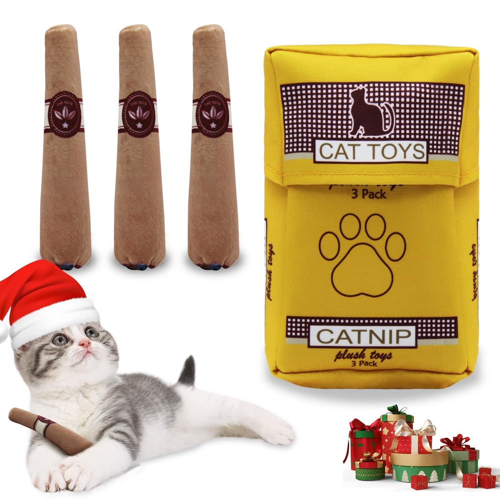 YZHDUXIU 3-pack catnip toys pack overview showcases triple entertainment for curious cats.