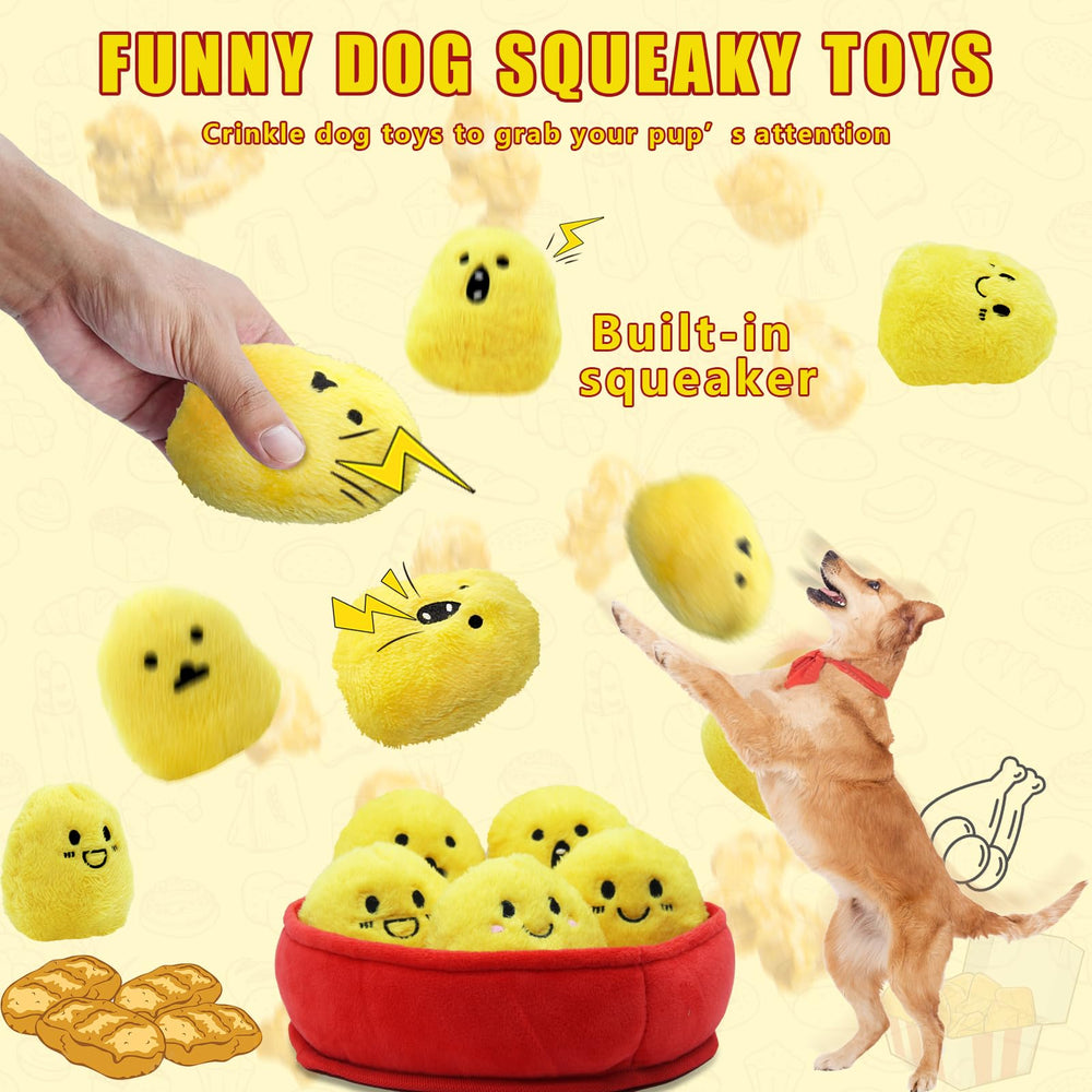 YZHDUXIU squeaky dog toy in action captures attention and stimulates interactive playtime.