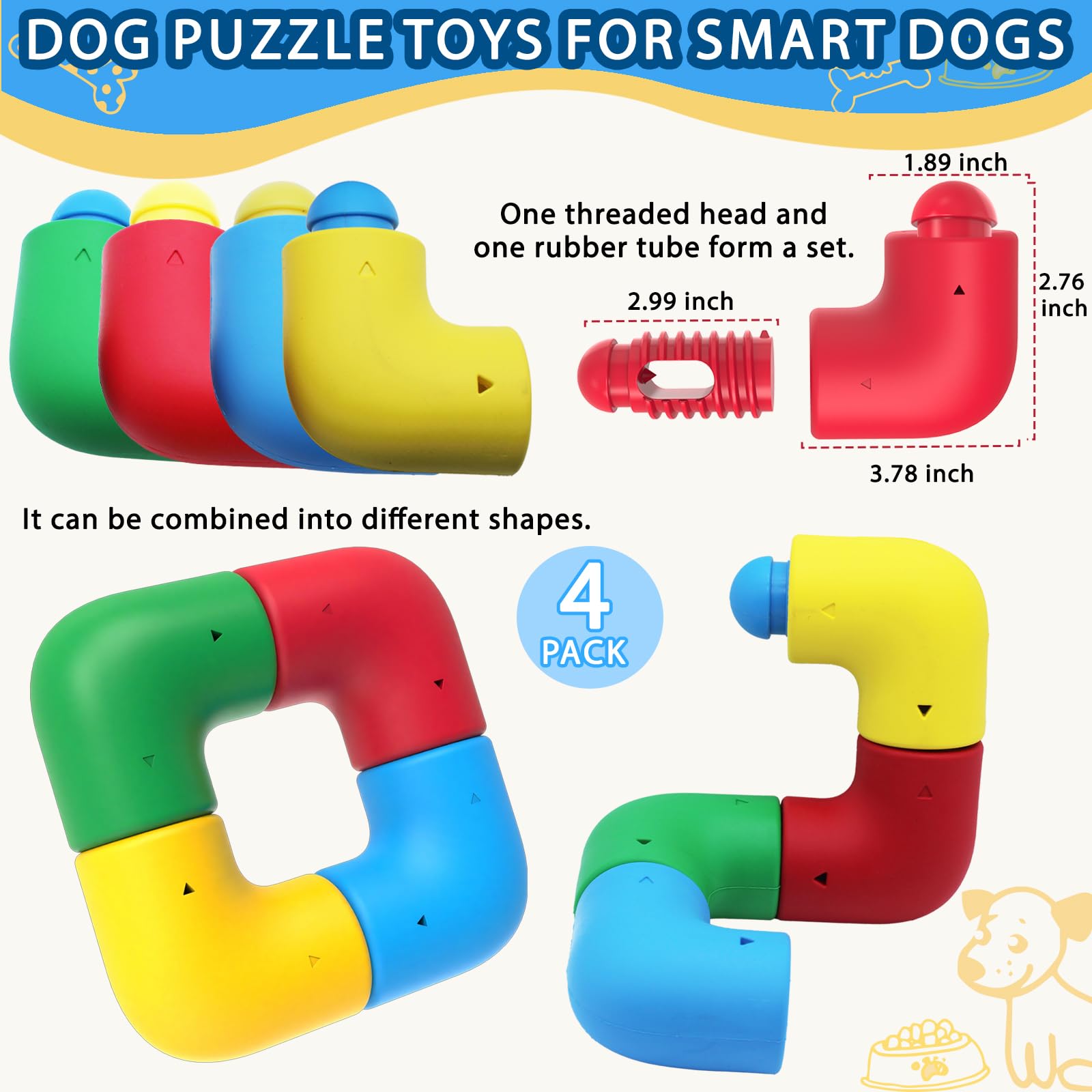 YZHDUXIU dog puzzle for puppies offers gentle challenges and early enrichment.