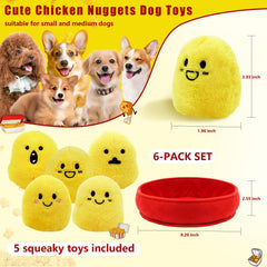 YZHDUXIU chicken nugget toy close-up shows embroidered expressions adding charm and personality.