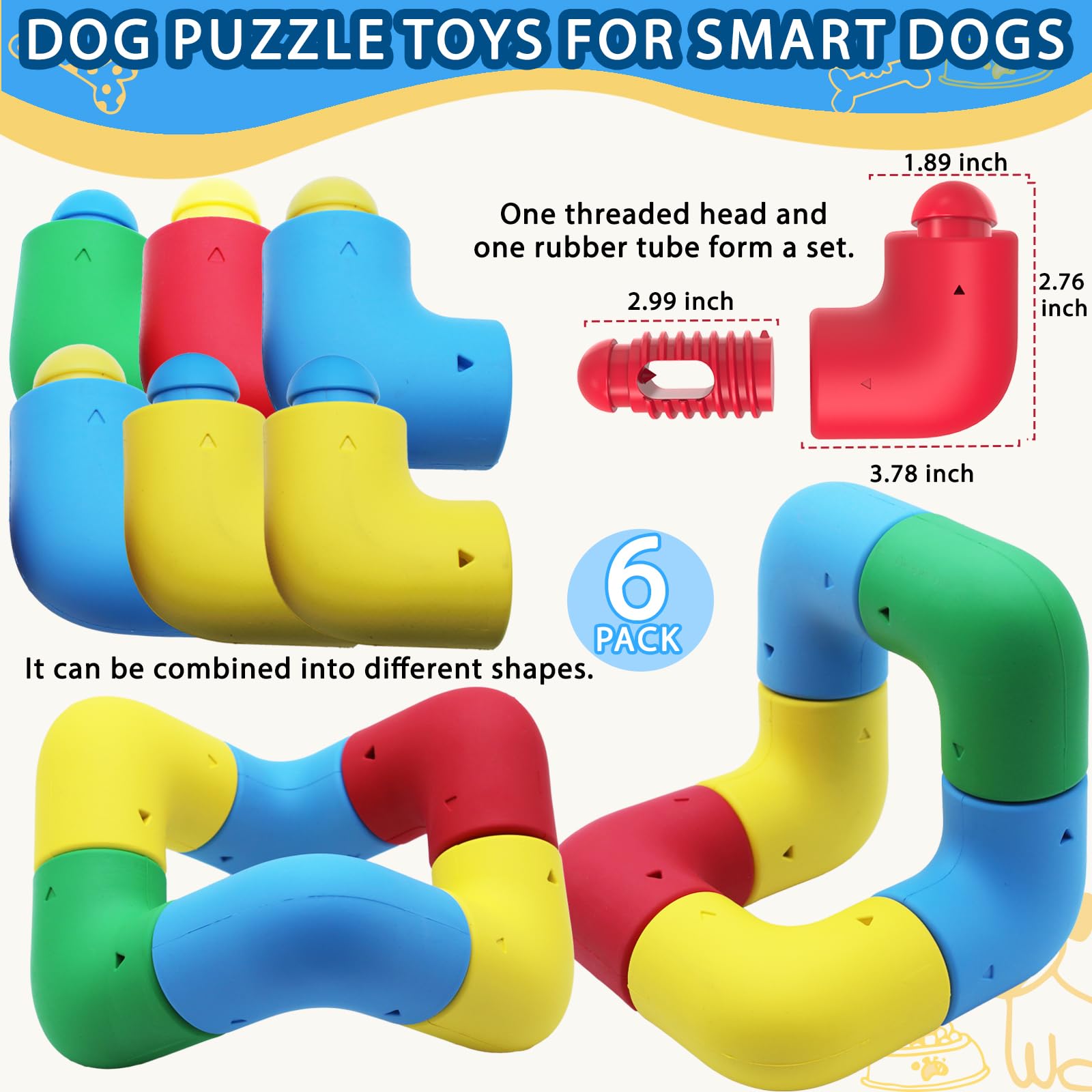 YZHDUXIU puppy-enrichment-setup promotes gentle exploration and slow-release treats.