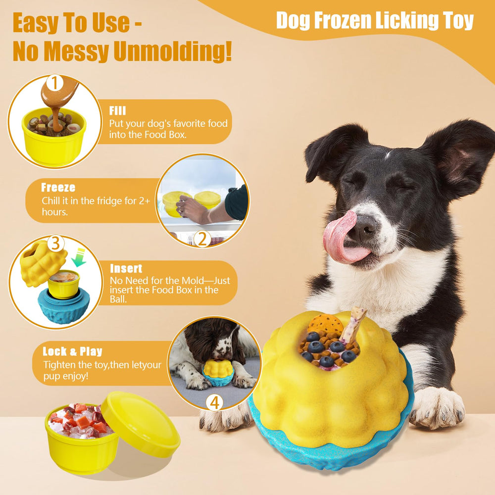 YZHDUXIU pupsicle puzzle engages smart dogs for mindful chewing