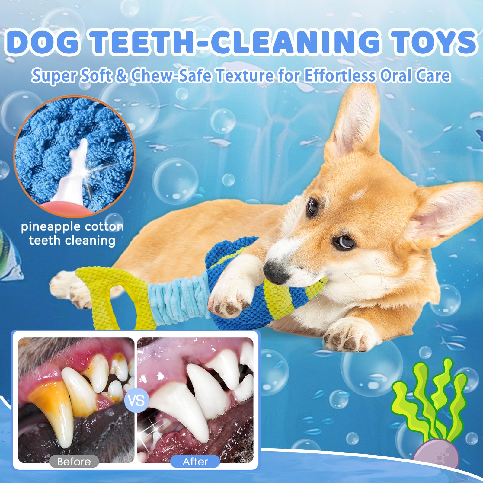 YZHDUXIU Tug of War Dog Toy All-Age Use suitable for puppies to seniors