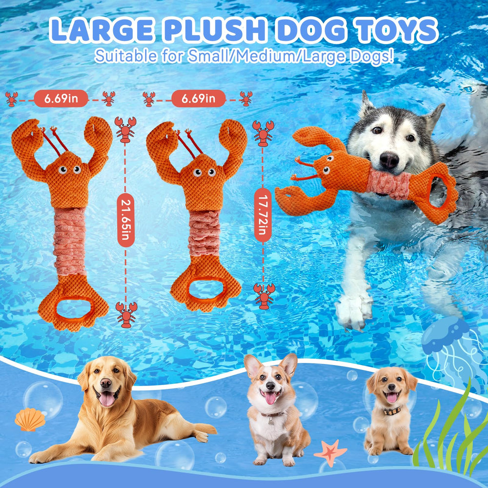 YZHDUXIU Tug of War Dog Toy lobster claw—durable grip for tug sessions.