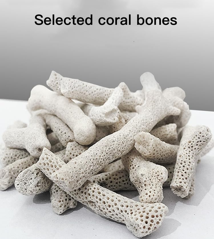 YZHZOM coral en pedazos para acuario ofrece filtración suave y estética natural