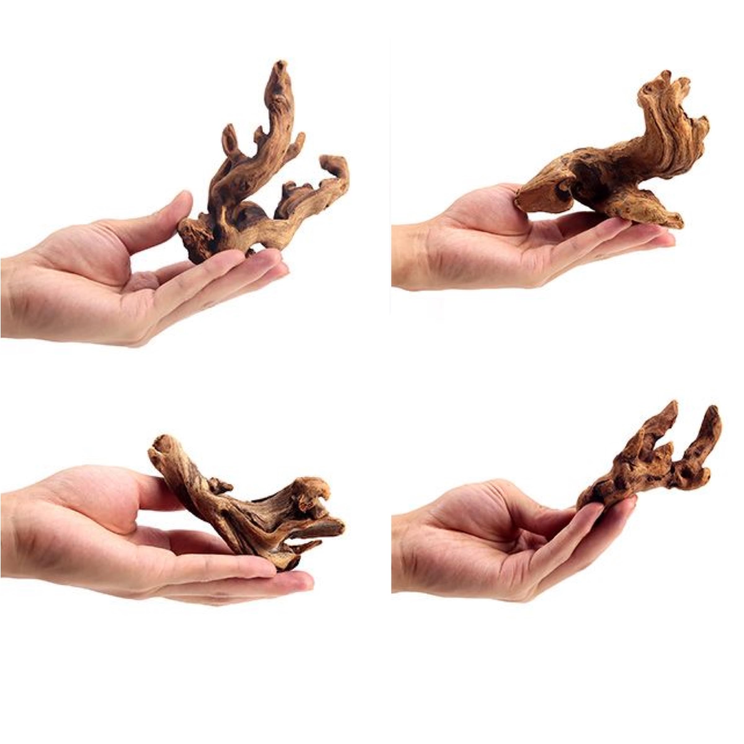 YZHZOM driftwood aquarium decor featuring natural texture for tank aesthetics.