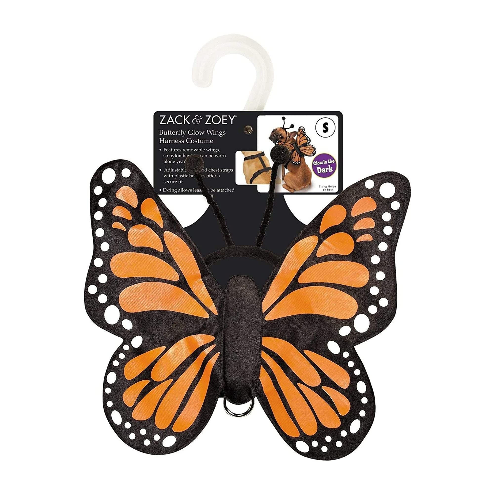 Zack & Zoey adjustable harness straps ensure a comfortable fit.