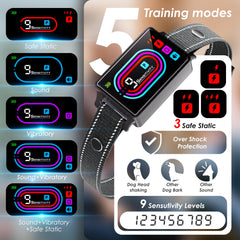 Zaguren dog bark collar safety mode highlights gentle, prevent-overstimulation feedback
