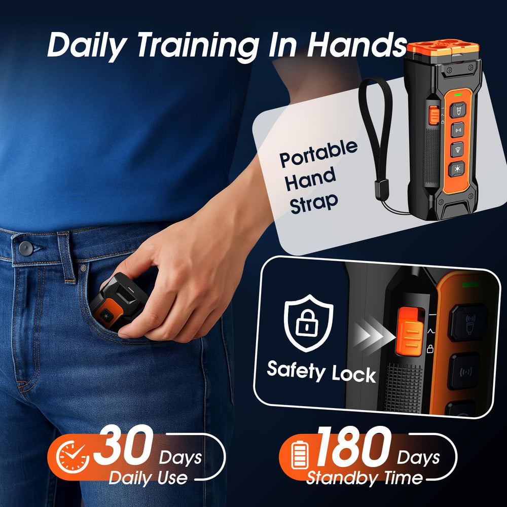 Zahawei safety lock prevents accidental activation during training sessions.