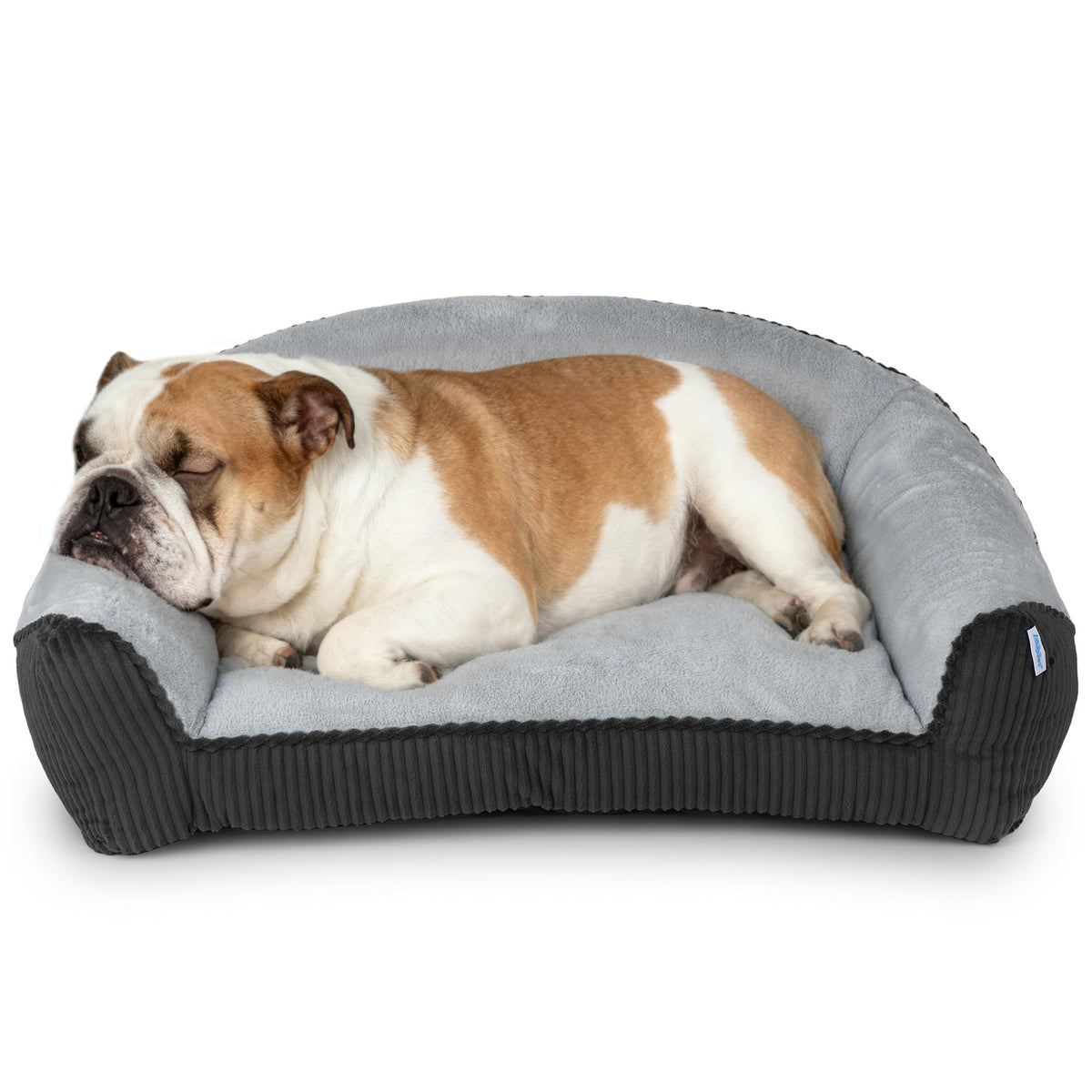 ZAKAPAWS cat couch with soft faux rabbit fur cover for cozy small-pet comfort.