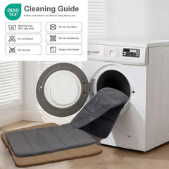 ZAKAPAWS machine-washable bed shown flat for easy cleanup after muddy adventures