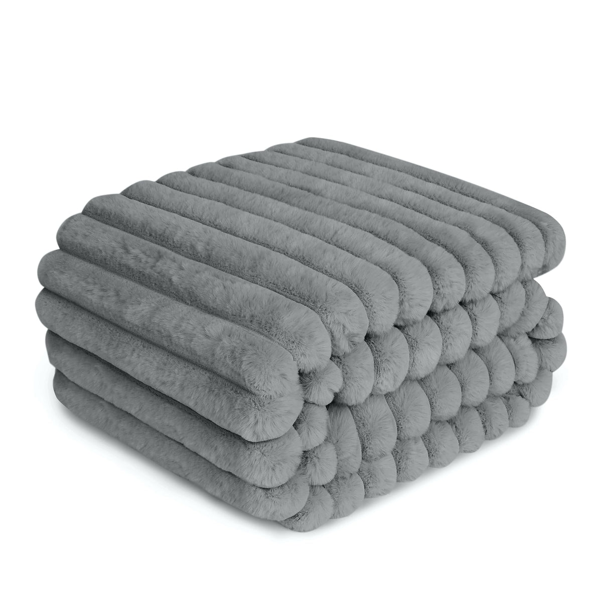 ZAKAPAWS waterproof dog blanket on couch in grey protects furniture while keeping pets warm