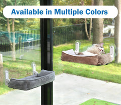 Zakkart cat window perch bed is machine washable for quick cleaning.