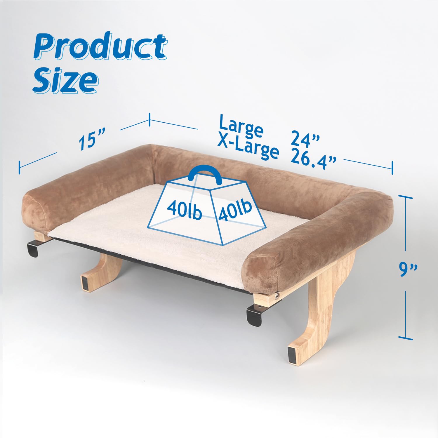 Zakkart window perch sturdy frame showcasing premium hardwood and metal construction