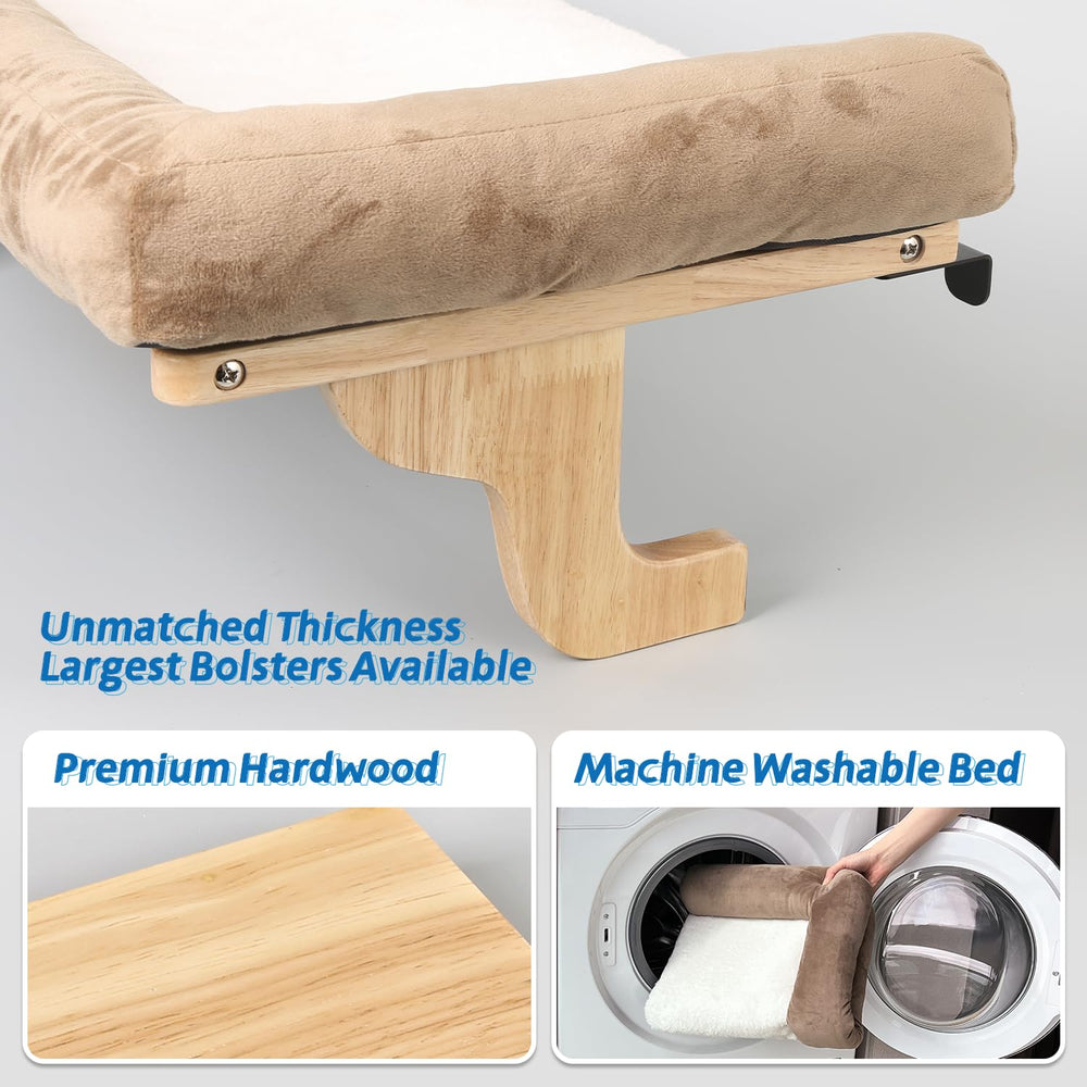 Zakkart window perch washable fabric highlighting easy care