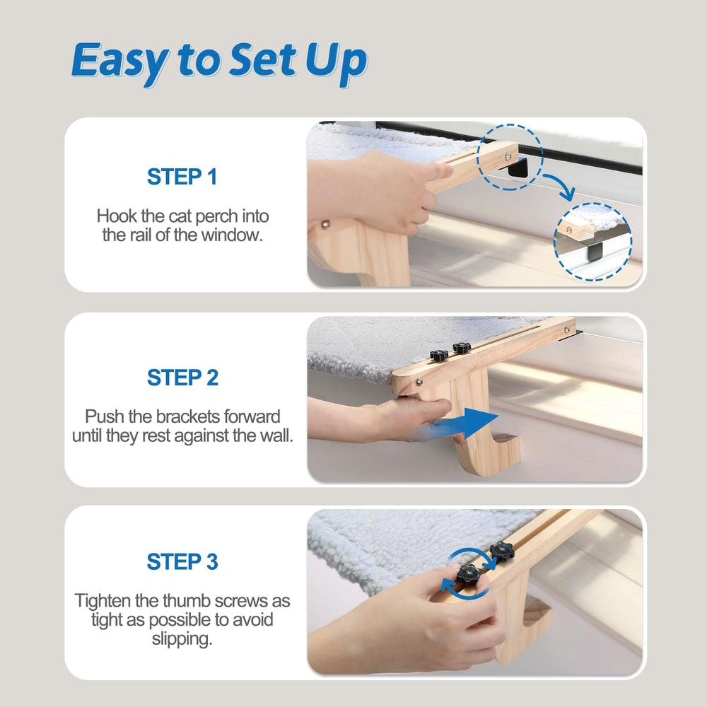 Zakkart Easy Seat window perch frame showcases premium materials supporting up to 40 lbs.
