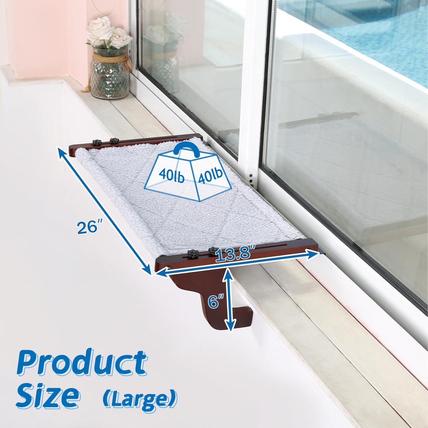 Zakkart Easy Seat wood detail captures dark stained pine and metal craftsmanship.