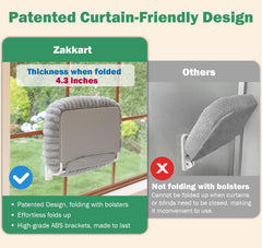 Zakkart SnugCloud bed with full surrounding bolsters for secure lounging
