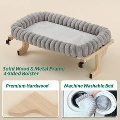 Zakkart SnugCloud solid hardwood frame detail showing sturdy construction
