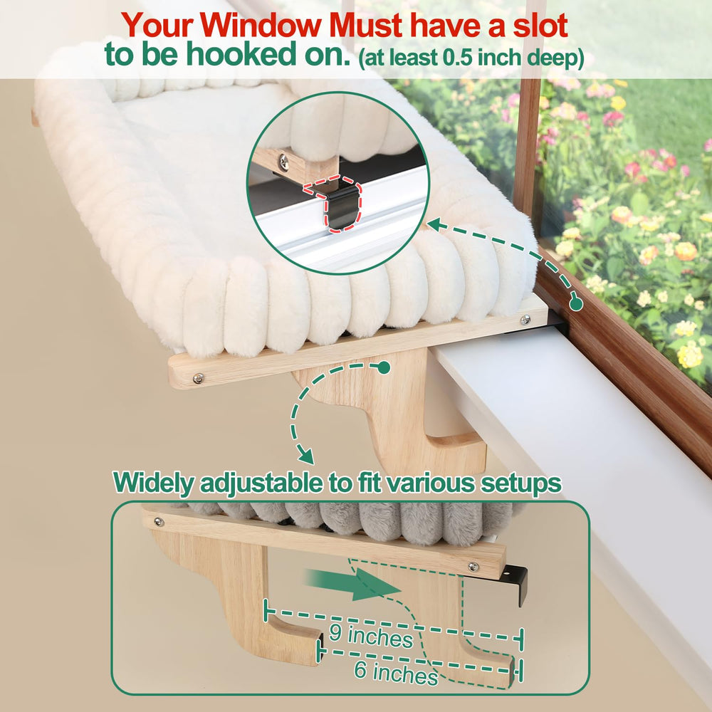 Zakkart SnugCloud side view highlights the solid hardwood frame and stable perch.