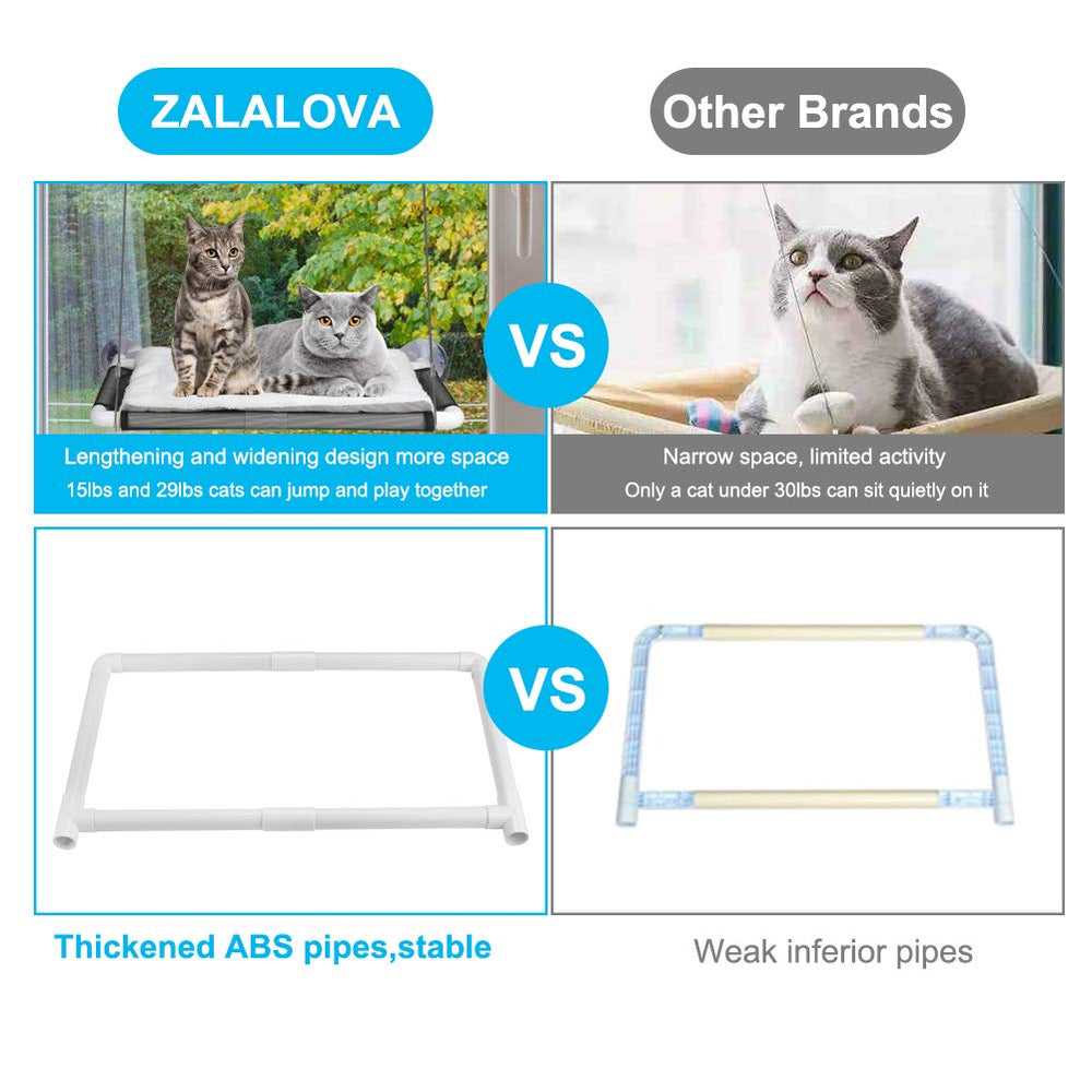 ZALALOVA breathable mesh cloth keeps kitty cool during naps.