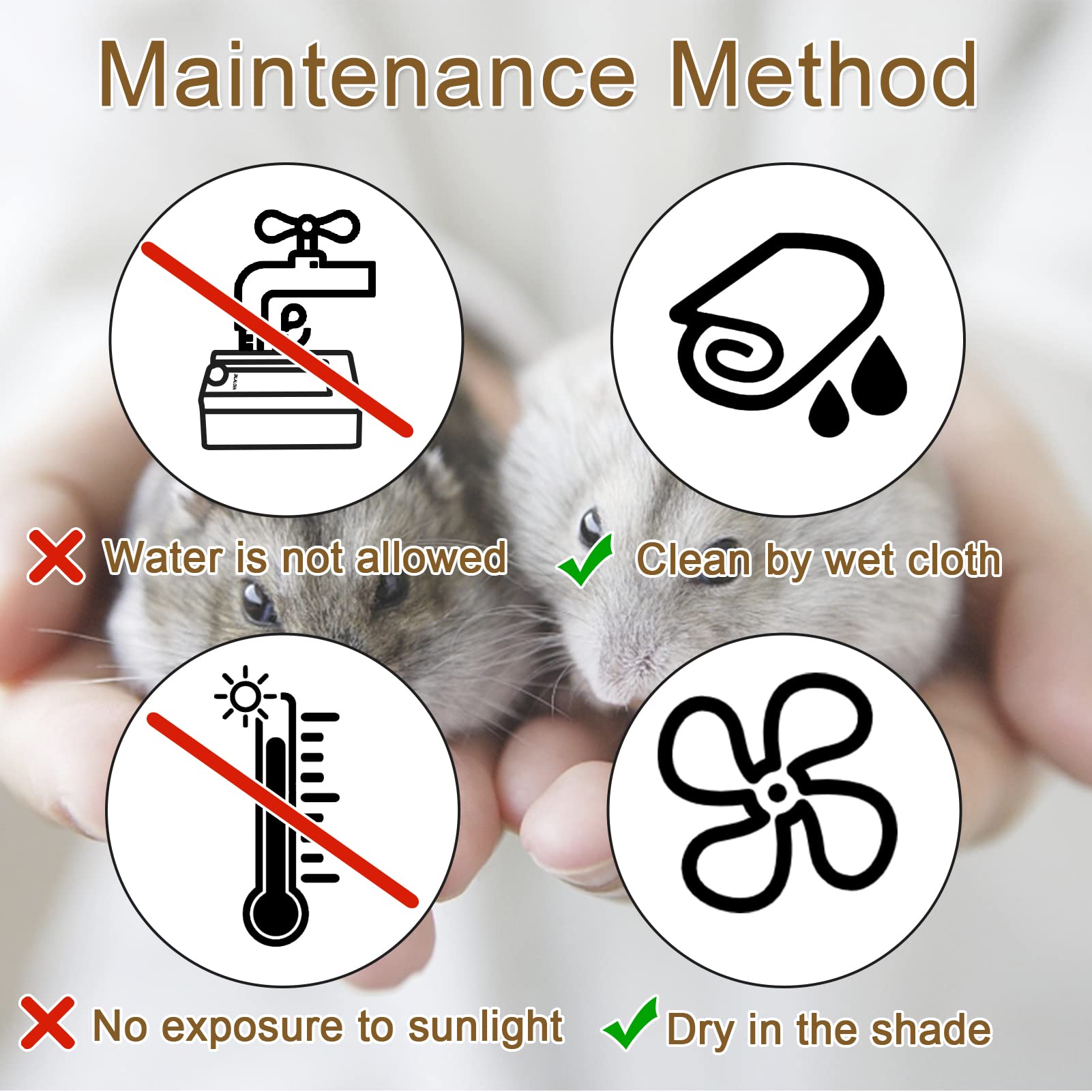 ZALALOVA cleaning care bamboo foraging toy simple wipe-down maintenance.