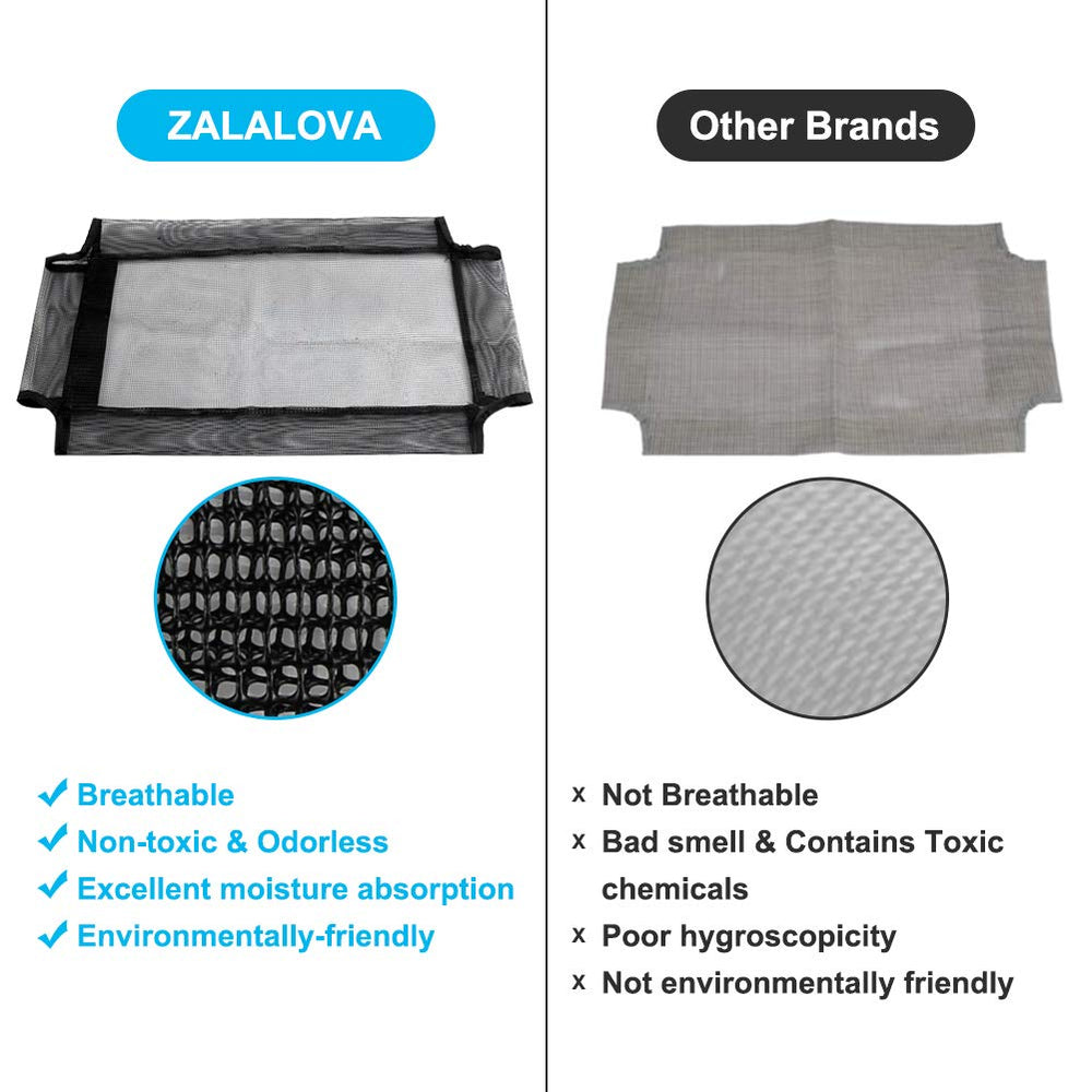 ZALALOVA machine-washable cover keeps the bed fresh.