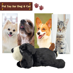 ZALBYUY Heartbeat Puppy Toy secure-velcro design keeps stuffing safe during play