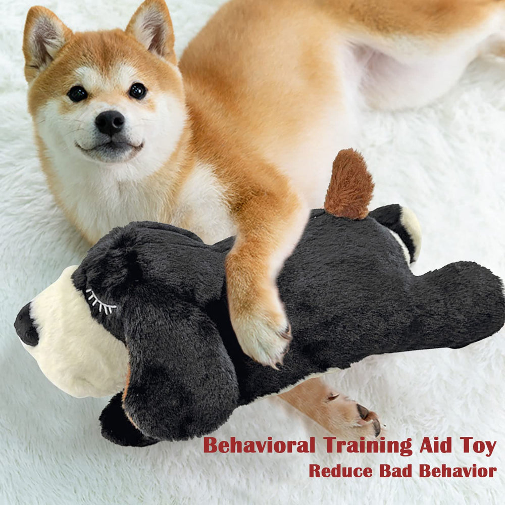 ZALBYUY Heartbeat Puppy Toy size-travel ready for car trips and naps