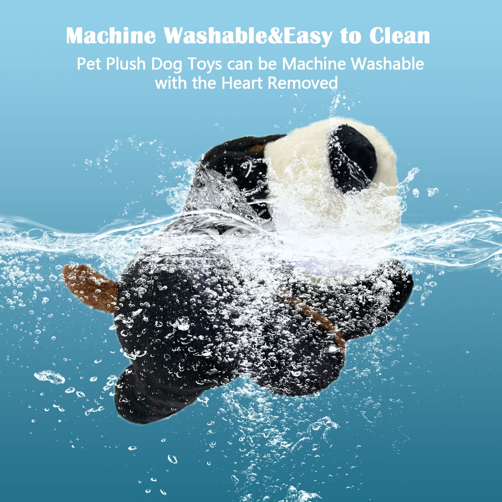 ZALBYUY Heartbeat Puppy Toy soft-fabric close-up gives skin-friendly, cuddle-worthy texture