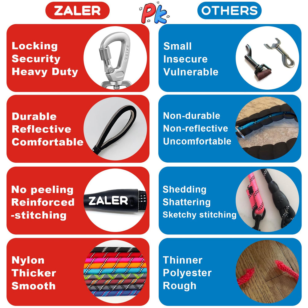 ZALER Reflective threading image highlights nighttime visibility for safer walks