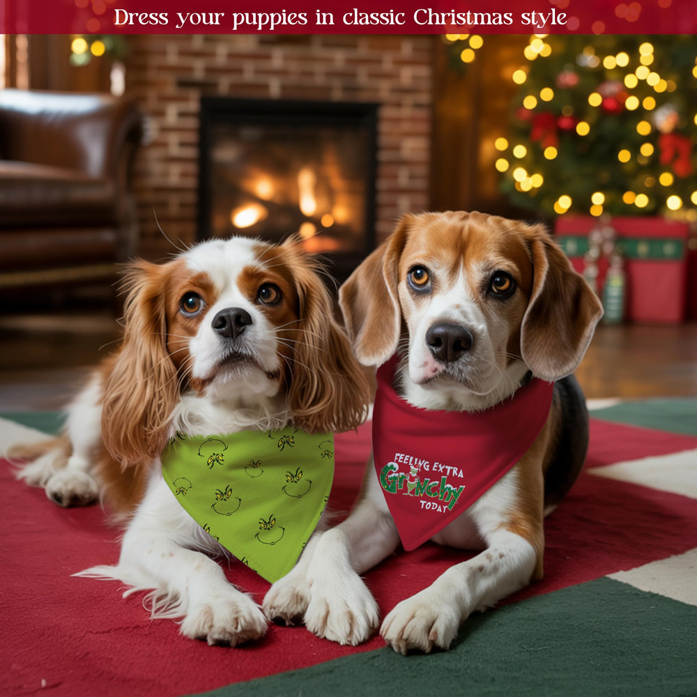 Zamouk bandana-soft breathable polyester fabric keeps dogs comfy during celebrations.